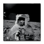Bean Conrad Apollo 11 Tile Coaster