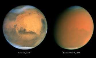 Click for the Mars Dust Storm