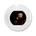 Jupiter and Moons Collage Flying Disc