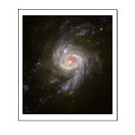 Starburst Galaxy NGC 3310 Small Poster