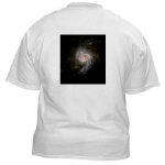NGC 3310 Galaxy White T Shirt   