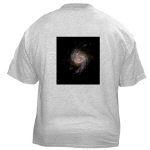 NGC 3310 Galaxy Ash Grey T-Shirt