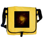 NGC 3310 Spiral Galaxy Messenger Bag
